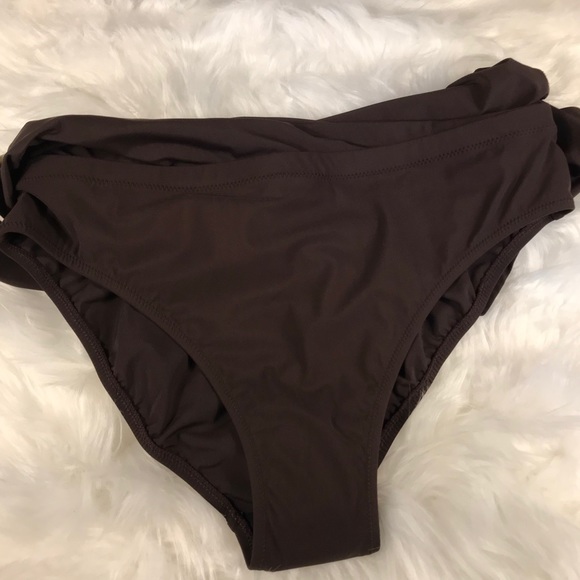 Profile By Gottex Swim Skort Bottom size 6 Brown NWT - Picture 7 of 9